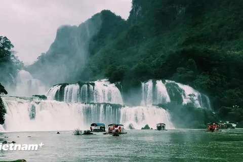 Ban Gioc figura entre las 21 cascadas más bellas del mundo. (Fuente:VNA)