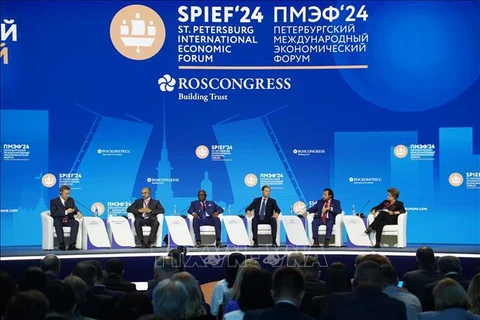 Panorama del 27º Foro Económico Internacional de San Petersburgo. (Fuente:VNA)