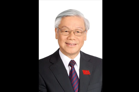 El secretario general del Partido Comunista de Vietnam, Nguyen Phu Trong. (Fuente:VNA)