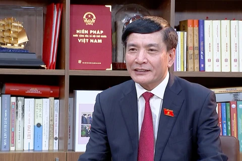 El secretario general y jefe de la Oficina Parlamentaria de Vietnam, Bui Van Cuong. (Fuente: VNA)