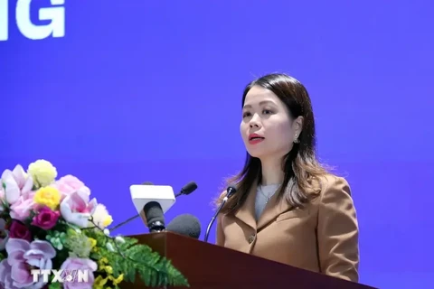 La viceministra de Relaciones Exteriores de Vietnam, Nguyen Minh Hang. (Fuente:VNA)