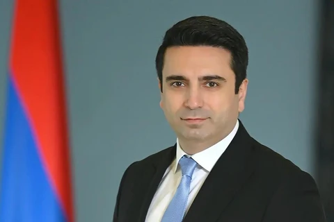 El presidente de la Asamblea Nacional de Armenia, Alen Simonyan. (Fuente: 1lurer.am)