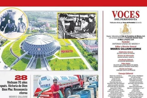 Artículo sobre la victoria de Dien Bien Phu en Voces del Periodista de México (Fuente: Voces del Periodista)