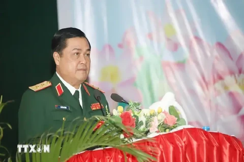 Le général de division Do Van Banh, commissaire politique de l'Académie de la défense du Vietnam. Photo : VNA