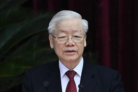 El secretario general del Partido Comunista de Vietnam, Nguyen Phu Trong. (Foto: VNA)