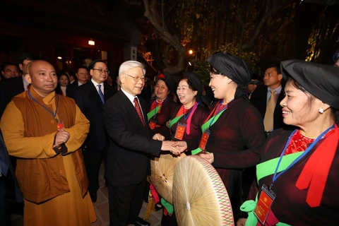 Secretario general Nguyen Phu Trong: Un líder dedicado al desarrollo de la cultura