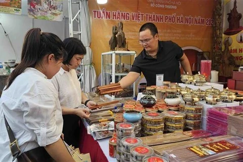 Un stand en la feria. (Foto: VNA)