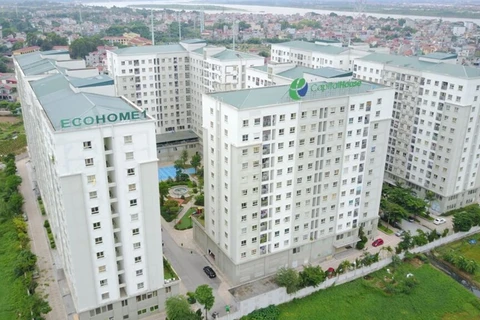 Logements sociaux dans le quartier de Dông Ngac, district de Bac Tu Liêm, Hanoï. Photo : CTV/CVN