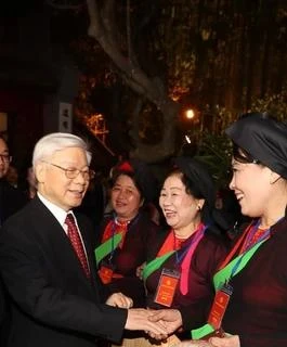 Le secrétaire général Nguyên Phu Trong, un homme de culture éminent et dévoué
