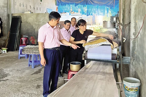 Les prêts octroyés par la Banque de politiques sociales aident à développer la production des locaux. Photo : baodautu.vn