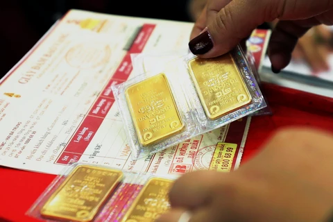 Gold bars (Photo: VNA)