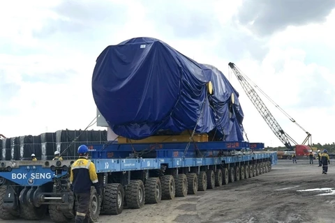 Equipment of Nhon Trach 3 gas power plant built in Dong Nai province. (Photo: VNA)