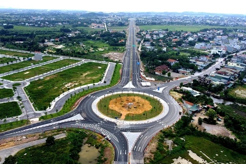 A view of the Van Don - Mong Cai Expressway in Quang Ninh province. (Photo: VNA)