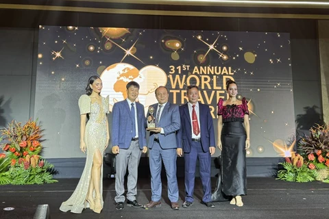 The presentation ceremony of the 31st World Travel Awards held in Manila, the Philippines, on September 3 evening. (Photo: VNA)