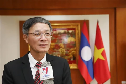 Chargé d'Affaires of the Embassy of Vietnam in Laos Phan Minh Chien (Photo: VNA)