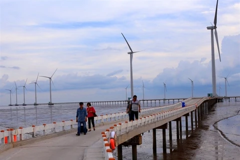 A Bac Lieu offshore wind farm (Photo: VNA)