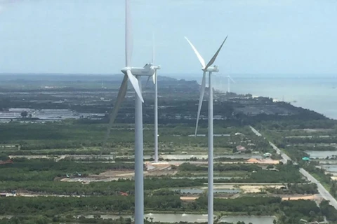 A wind farm operated by EA in Nakhon Si Thammarat. (Photo: bangkokpost.com)