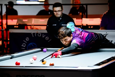 Duong Quoc Hoang of Vietnam and three teammates will compete at a record-breaking 1,000,000 USD prize World Pool Championship in Jeddah, Saudi Arabia. (Photo: Vietcontent)