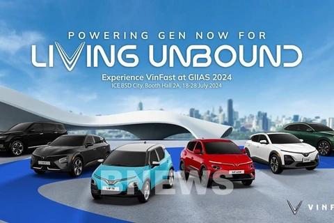 Vietnamese electric vehicle (EV) maker VinFast Auto announced on July 8 that it will participate in the Gaikindo Indonesia International Auto Show (GIIAS) 2024. (Photo: VinFast)