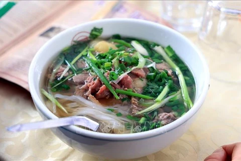 A bowl of pho Co from Nam Dinh province (Photo: VNA)