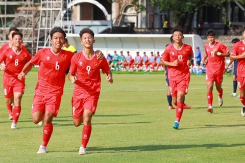 U17 Vietnam team are ready for the AFC U-17 Asian Cup qualification. (Photo: VFF) 