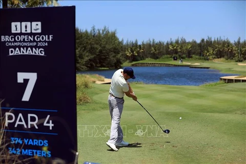 At the BRG Open Golf Championship Danang 2024 (Photo: VNA)