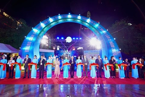 The opening of the Green Growth Show 2024 in HCM City on September 21. (Photo courtesy of ITPC) 