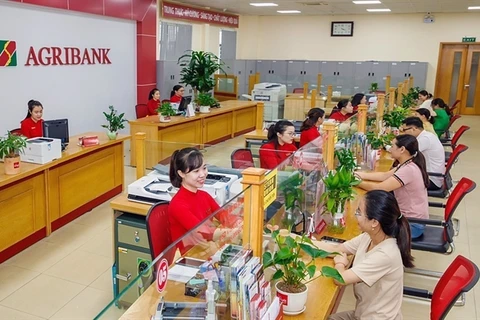 At a branch of Agribank. (Photo: VNA)