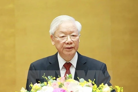 El Secretario General del Partido Comunista de Vietnam, Nguyen Phu Trong (Foto: VNA)