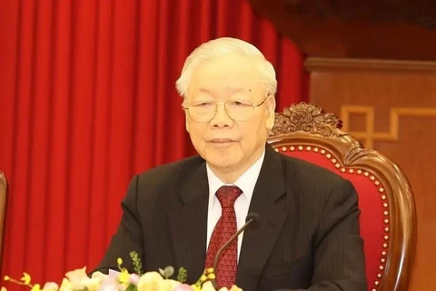 El secretario general del Partido Comunista de Vietnam, Nguyen Phu Trong. (Fuente: VNA)