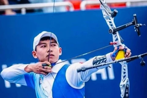 L'archer Lê Quôc Phong décroche le 12e billet olympique pour le Vietnam. Photo: WA
