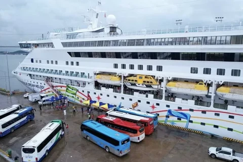 Le baeau de croisière Blue Dream Melody. Photo: vessel Finder