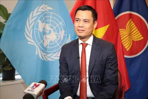 L'ambassadeur Dang Hoang Giang, chef de la mission permanente du Vietnam auprès de l'ONU. Photo: VNA