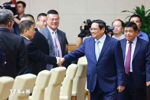 Prime Minister Pham Minh Chinh at the event. (Photo: VNA)