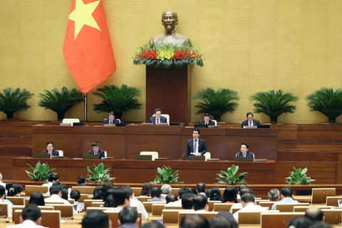 An overview of the question-and-answer session at the National Assembly (Photo: VNA)