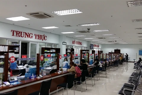 One-stop shop services in Da Nang (Photo: VNA)