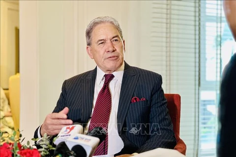 New Zealand Deputy Prime Minister and Minister of Foreign Affairs Winston Peters. (Photo: VNA)