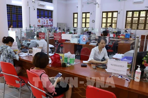 At the Agribank branch in Lao Cai (Photo: VNA)