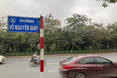 Vo Nguyen Giap Street. (Photo: VietnamPlus)