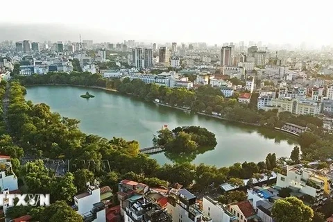 A bird's view of Hanoi (Photo: VNA)