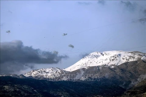 Israel's Iron Dome air defence system has been activated to intercept missiles from the Hezbollah force in Lebanon. (Photo: VNA)