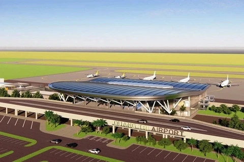 The visual model of the Quang Trị Airport. (Photo: vietnamfinance.vn)