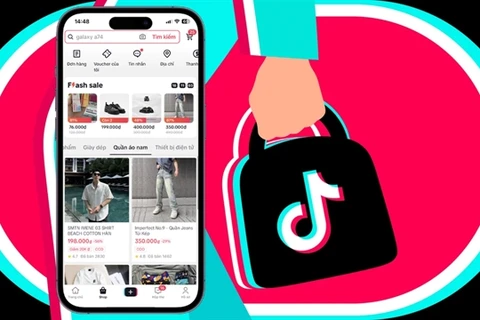 TikTok Shop has become the second largest e-commerce platform in Southeast Asia after acquiring Tokopedia. (Photo: topzone.vn)