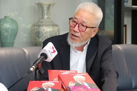 Cho Chul-hyeon, author of a book on Party General Secretary Nguyen Phu Trong published in the Republic of Korea (RoK) in May. (Photo: VNA)