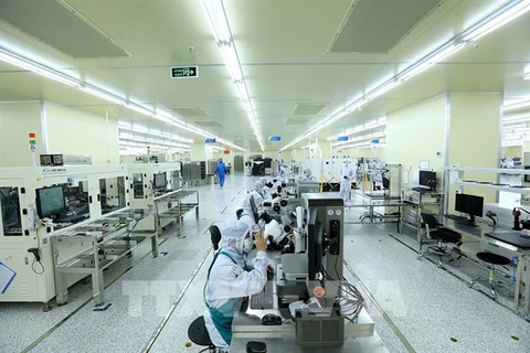 Hana Micron Vina Co Ltd, wholly invested by the Republic of Korea, in Bac Giang province. (Photo: VNA)