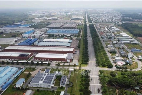 A corner of the Vietnam - Singapore Industrial Park in Tan Uyen town, the southern province of Binh Duong (Photo: VNA)