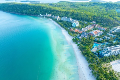 Kem beach boasts the beauty of a tropical paradise.