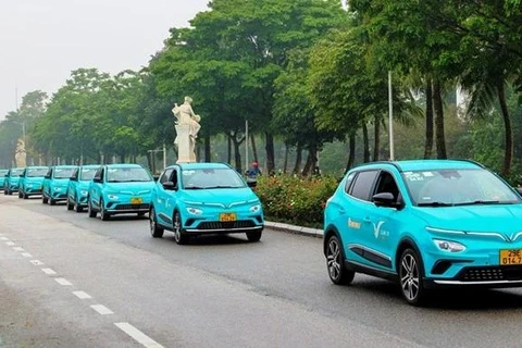 EVs made by Vietnamese maker VinFast (Photo: VNA)