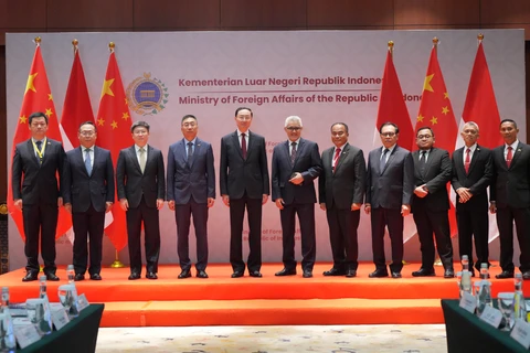 Indonesian and Chinese officials at the event (Photo: Ministry of Foreign Affairs of the Republic of Indonesia​)