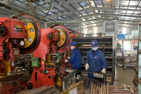 Production at Xuan Hoa Vietnam Company in Vinh Phuc province (Photo: qdnd.vn)